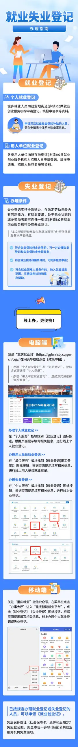 云阳人就业失业登记办理指南