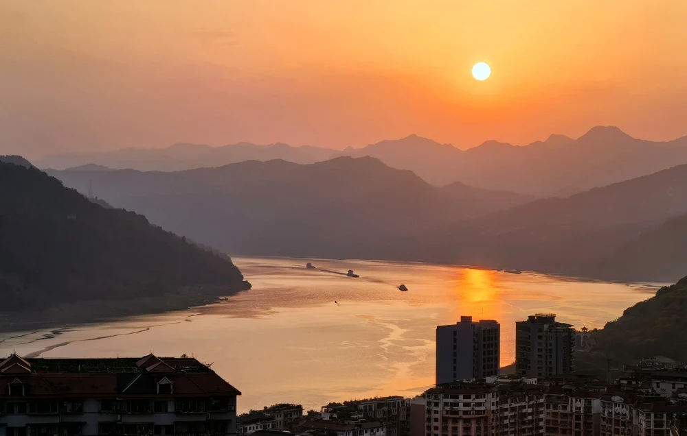 云阳夕阳晚照随拍几张