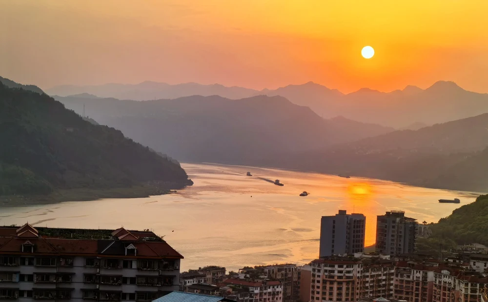 云阳夕阳晚照随拍几张