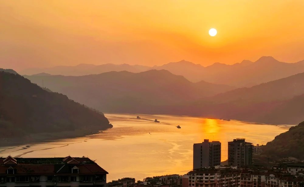 云阳夕阳晚照随拍几张