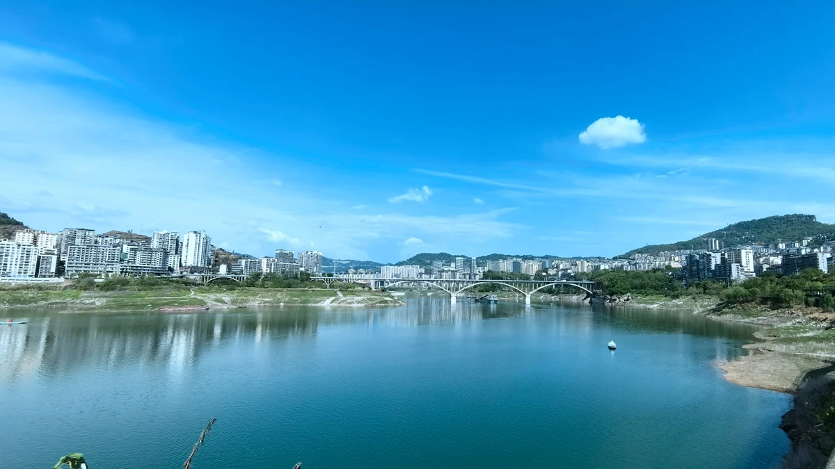 云阳四方井随拍双江大桥，2024年4月8日
