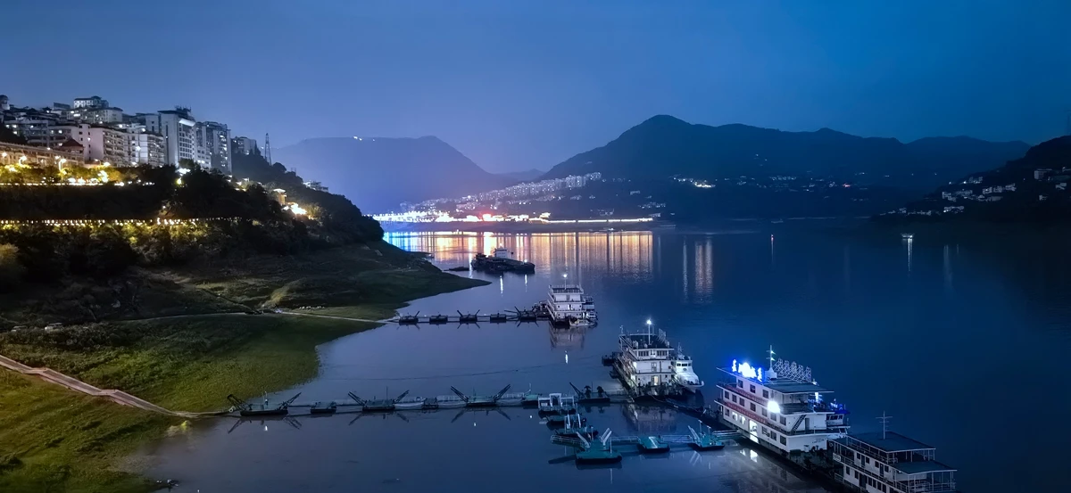 云阳夜幕江景随拍几张，2024年6月29日