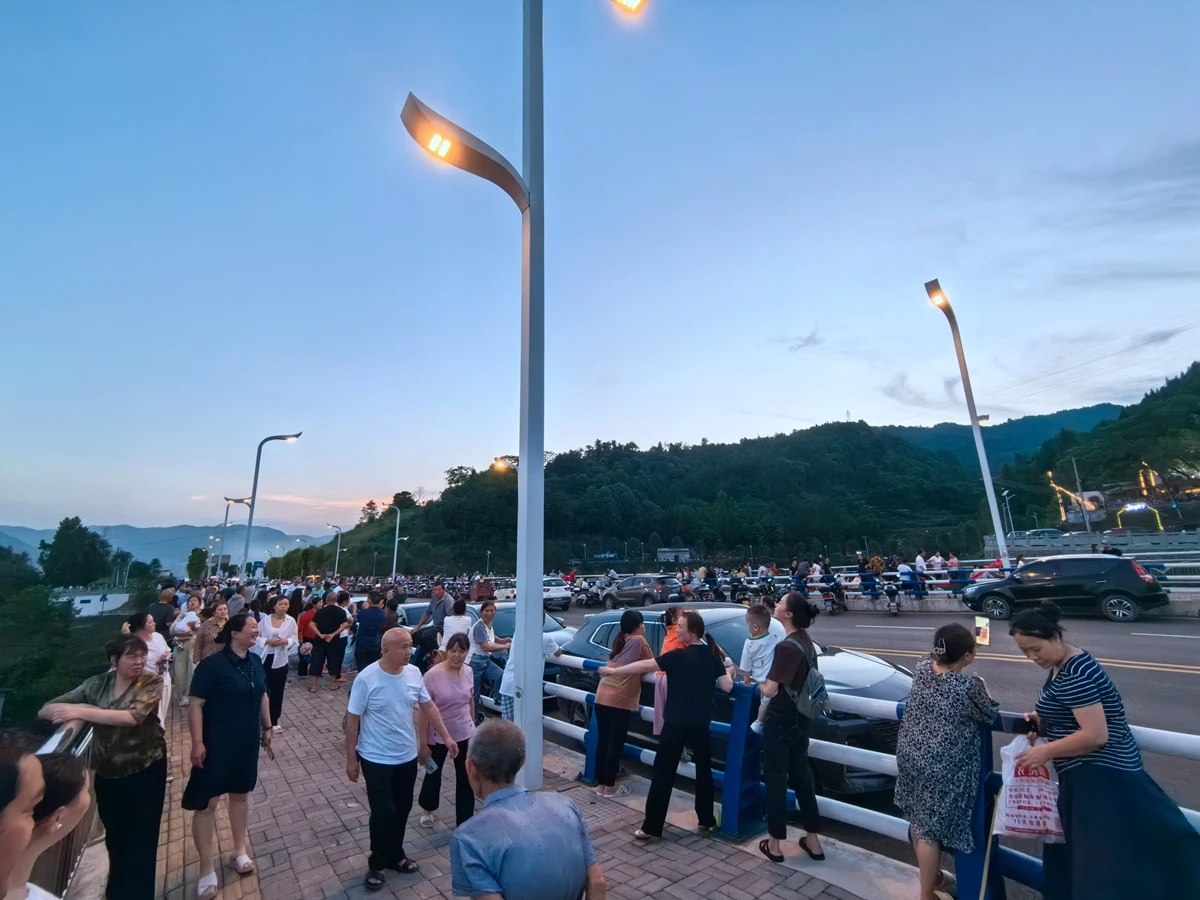 云阳复兴网红桥夜幕随拍-2024年7月2日