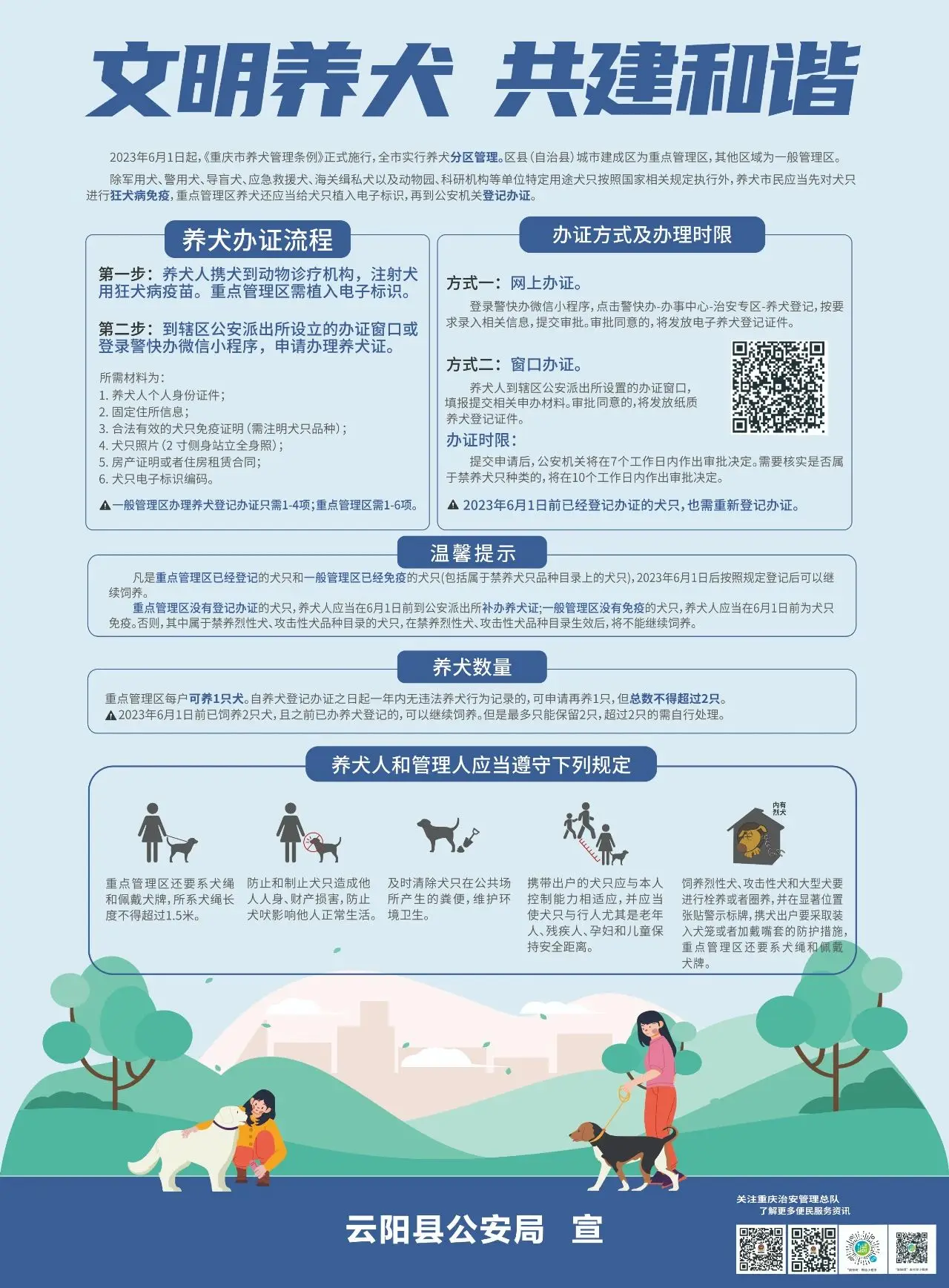 云阳养犬登记如何办理