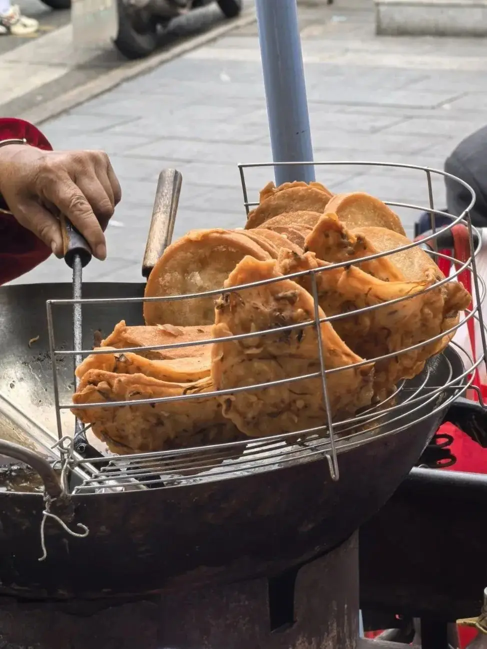 云阳瓢儿粑，云阳街头小吃，街头美食